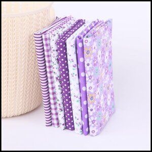 Cotton Craft Fabric Bundle Squares DIY Sewing Quilting Scrapbooking Patchwork